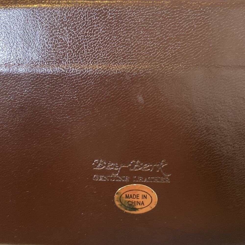 Bey-Berk Plaid Leather Neutral 2 Piece Jewelry Organizer Case NWOT Snap Close - Picture 4 of 16